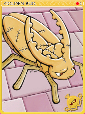 Golden Thief Bug Card Image